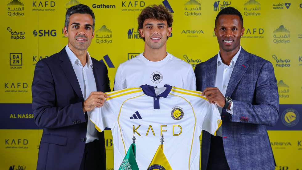 João Félix chegou à Áustria no domingo para se juntar ao estágio do Al Nassr, treinou na segunda-feira mas só 24 horas depois foi oficialmente apresentado