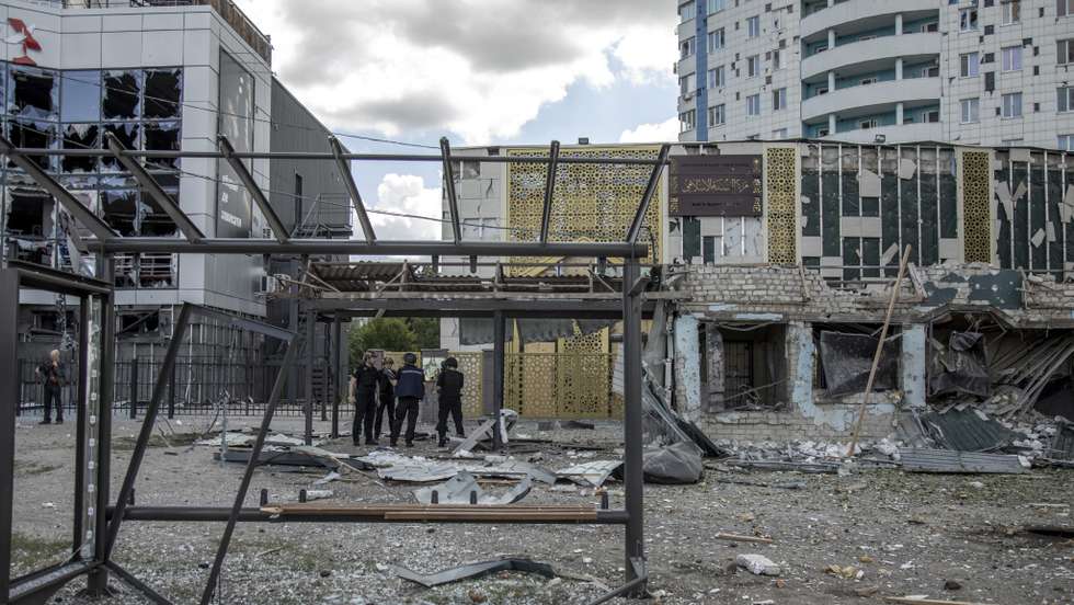 Russian strike kills three people in Kharkiv