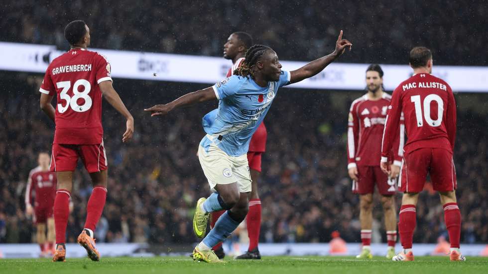 Jérémy Doku foi um dos melhores jogadores da equipa de Guardiola e marcou um grande golo na segunda parte