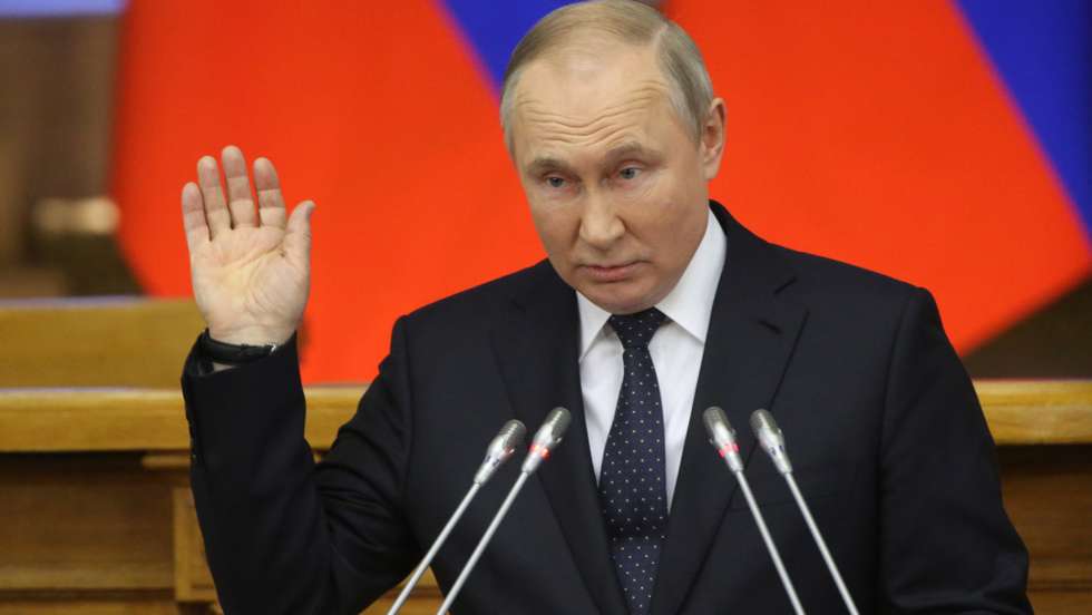 Russian President Vladimir Putin Attends Council Of Lawmakers