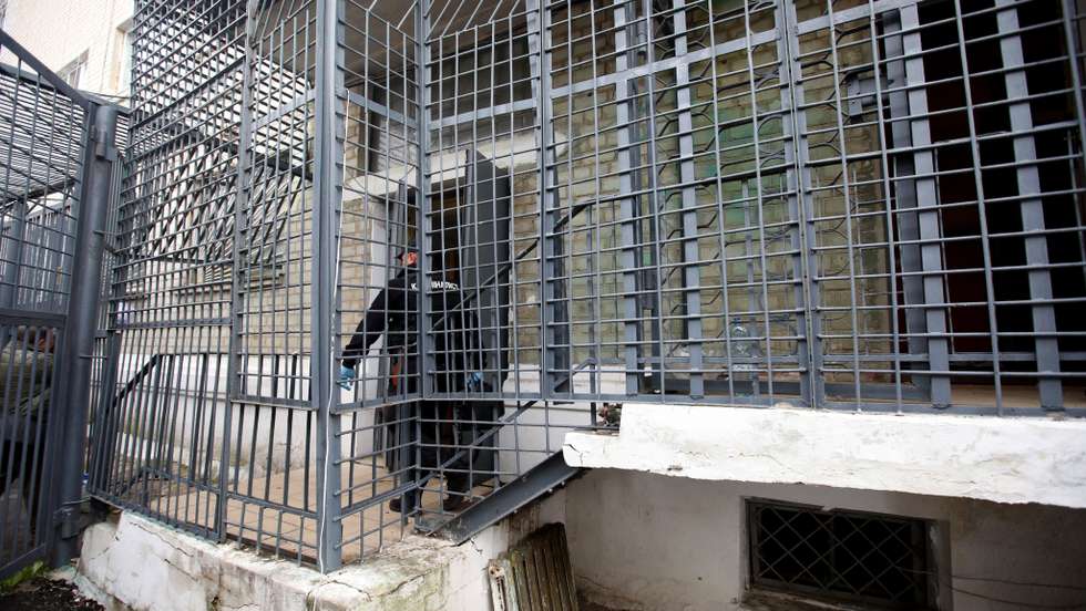 Torture chamber of Russian occupiers at Balakliia District Police Department