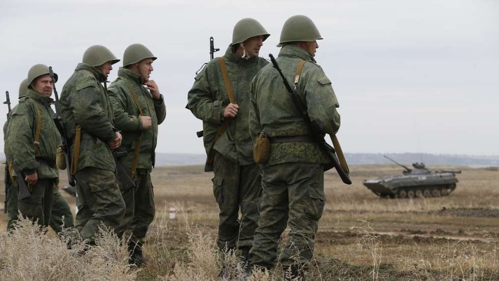 Tropas separatistas pró-Rússia