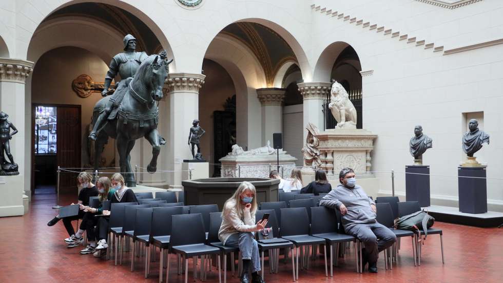 Moscow's Pushkin State Museum of Fine Arts amid COVID-19 lockdown