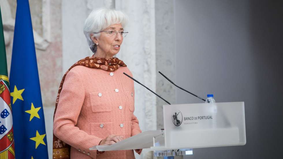 Sessão solene comemorativa do 175.º aniversário do Banco de Portugal. Com a presença do Governador do Banco de Portugal, Mário Centeno; Presidente do Banco Central Europeu, Christine Lagarde; Primeiro-ministro, António Costa. Cerimónia realizou-se no Museu do Dinheiro. Lisboa, 3 de novembro de 2021. JOÃO PORFÍRIO/OBSERVADOR