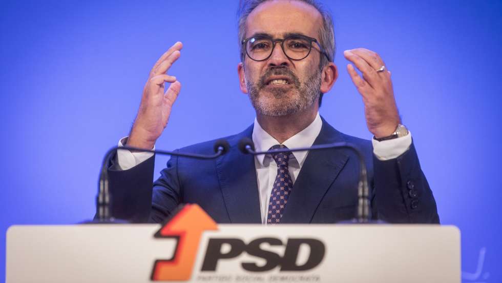 Apresentação da candidatura à liderança do PSD - Partido Social Democrata, por Paulo Rangel, eurodeputado. As próximas eleições diretas do partido realizam-se a 4 de dezembro de 2021. Lisboa, 15 de outubro de 2021. JOÃO PORFÍRIO/OBSERVADOR