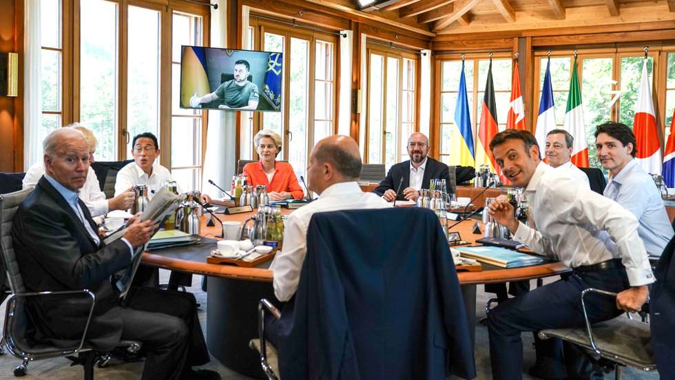 G7 Leaders Convene For Summit At Schloss Elmau