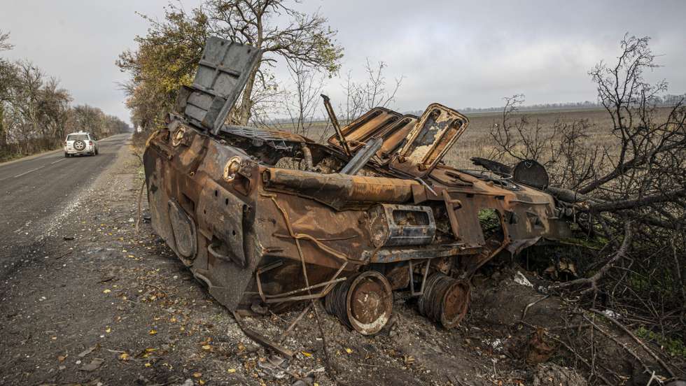 Recently recaptured villages of Kherson Oblast, Ukraine