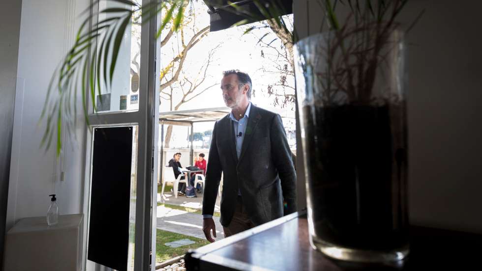 17 de Janeiro de 2022 - Portugal, Lisboa - Restaurante Vinyl. Campanha Eleitoral Legislativas 2022. Almoço da Comissão de Honra da Iniciativa Liberal com João Cotrim de Figueiredo. FRANCISCO ROMÃO PEREIRA/OBSERVADOR