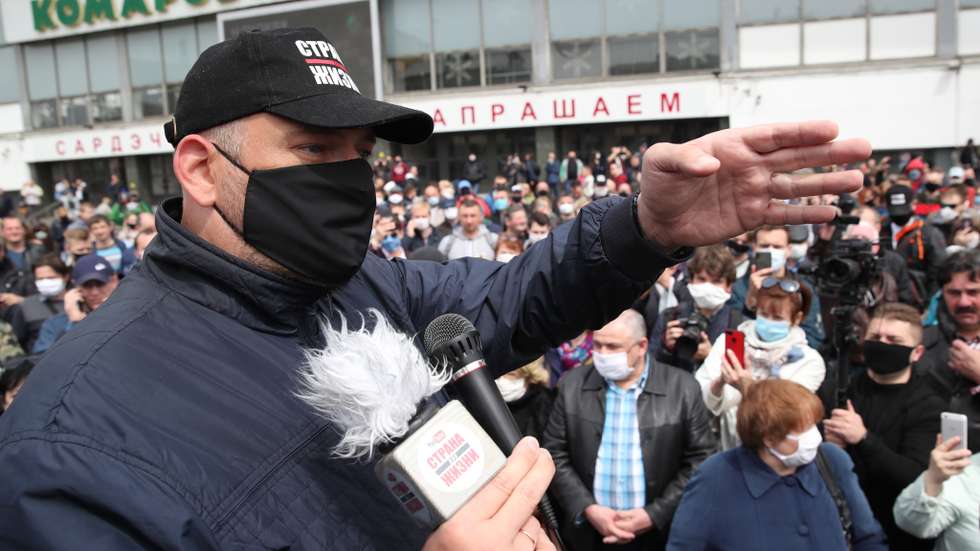 Sergei Tikhanovsky, opositor bielorrusso
