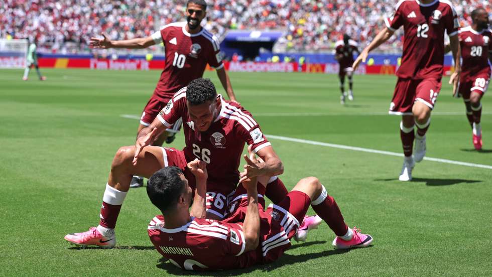 O central qatari marcou o golo do empate já nos descontos