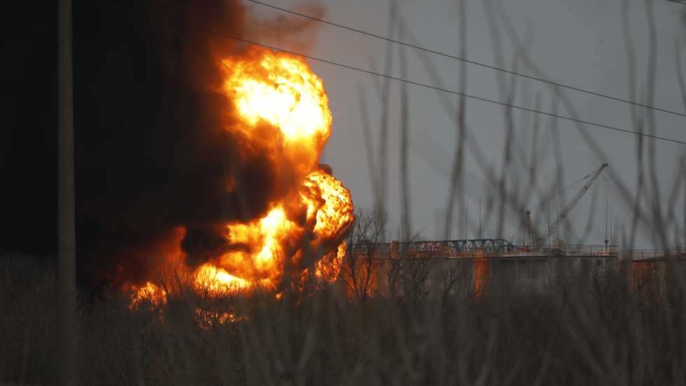 Ukraine strikes fuel depot in Russia's Belgorod, regional governor says