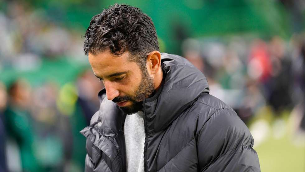 Ruben Amorim, Sporting's Coach seen during the UEFA