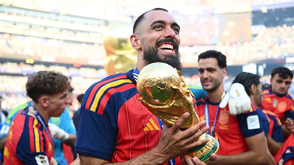 A Espanha foi a campeã da mais recente edição do Mundial de Futebol
