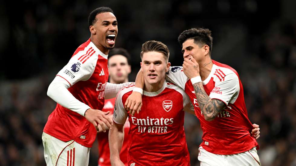 Arsenal, o atual campeão da Premier League