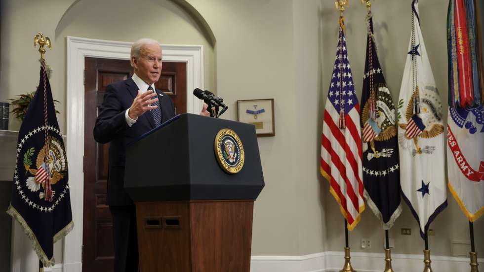President Biden Delivers Update On Situation With Russia And Ukraine