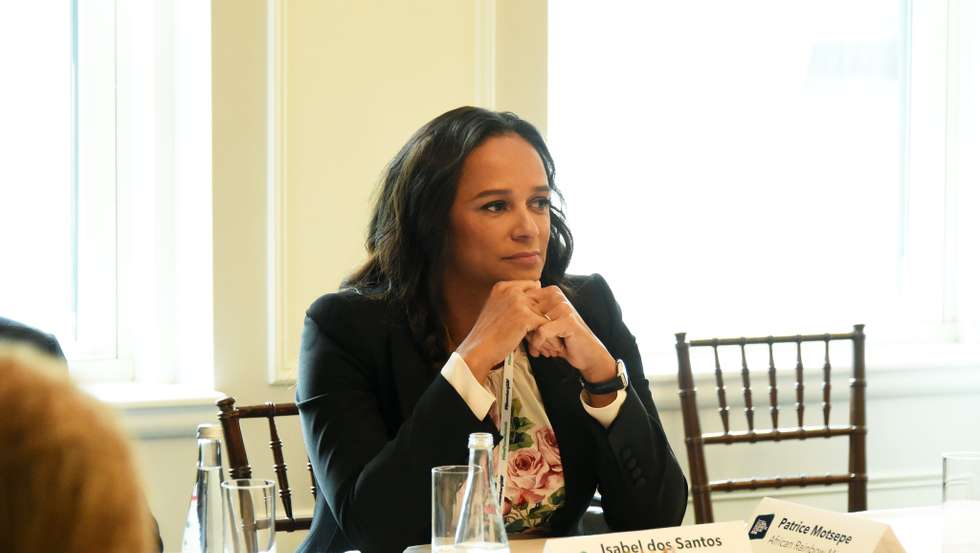 Isabel dos Santos At Roundtable Discussion On Business Evolution In Energy At Bloomberg Global Business Forum