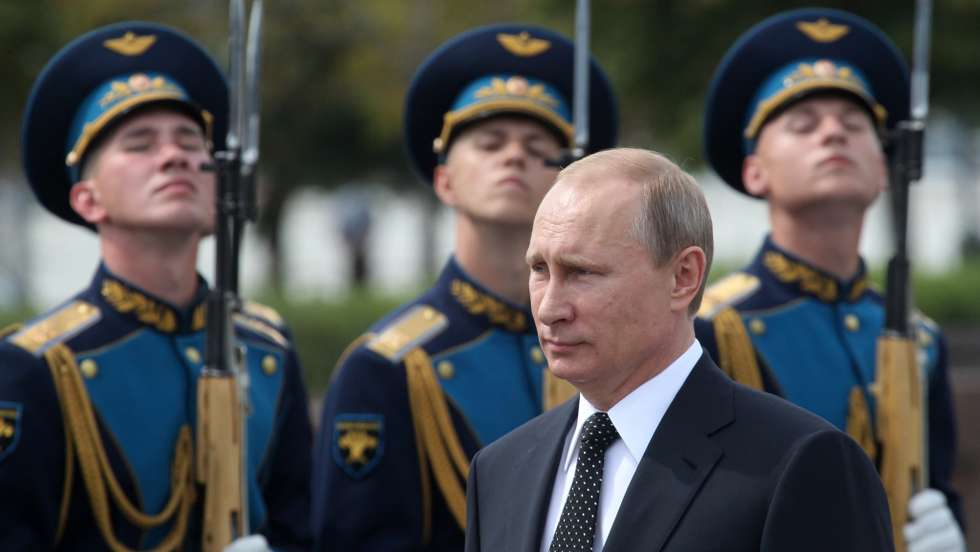 Russian President Vladimir Putin Opens Monument To Soldiers of First World War