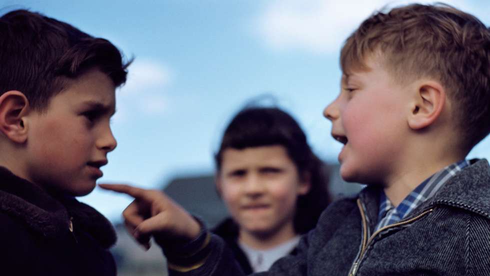 Boy Ridiculing Another
