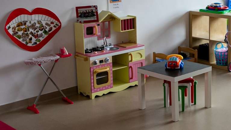 Aspeto de uma sala de aula da Creche Paço de S. Francisco, em Sacavém