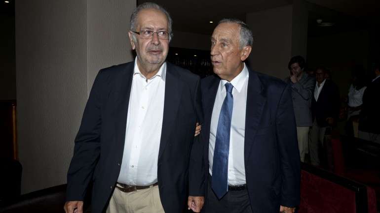 Jaime Gama com Marcelo Rebelo de Sousa. Os dois candidatos?