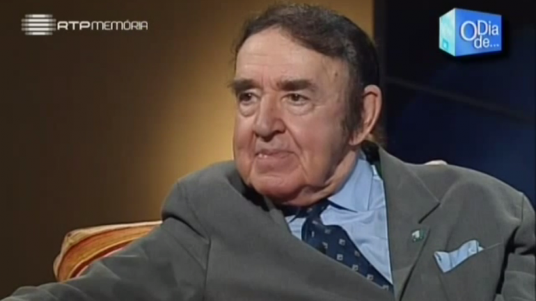 Sousa Veloso na última vez que apareceu na televisão