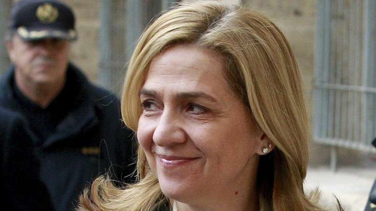 Infanta Cristina vai ser julgada em Palma de Maillorca