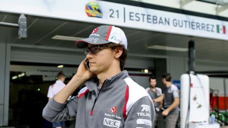 Gutiérrez representou a Sauber durante duas temporadas, em 2013 e 2014