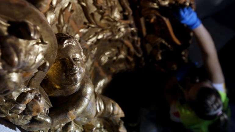As obras de restauro no interior da Torre dos Clérigos foram muito profundas