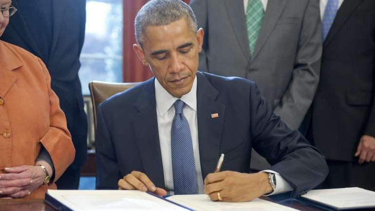 Barack Obama é um dos quatro presidentes norte-americanos canhotos entre os últimos sete a chefiar nos EUA