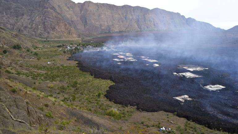 Erupção vulcânica voltou a abrandar