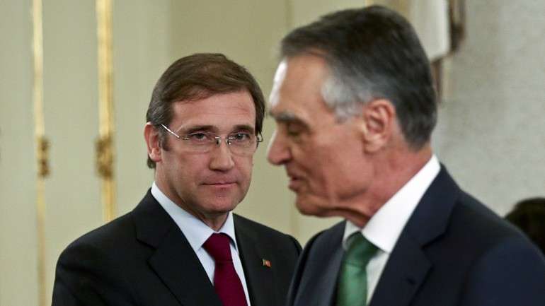 Passos e os restantes ministros desejaram votos de boas festas ao Presidente da República