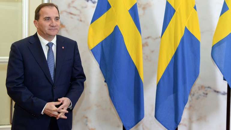 Stefan Löfven assumiu o cargo de primeiro-ministro da Suécia em outubro.