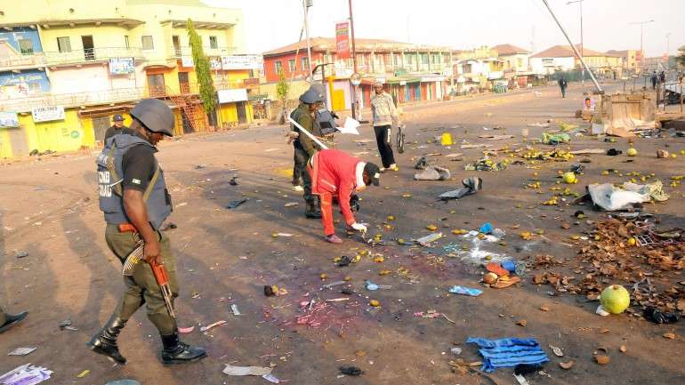 Ataque do Boko Haram a 12 de dezembro em Jos.