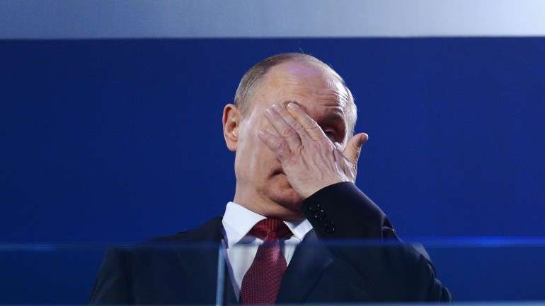 Vladimir Putin, em Sochi para os Jogos Olímpicos de Inverno