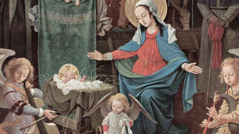 A palavra que descreve o local de nascimento e a última ceia de Cristo é a mesma
