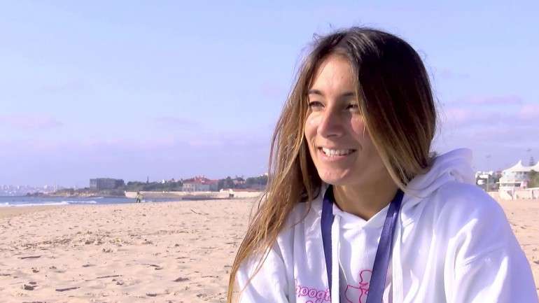 Teresa Almeida dividiu os últimos tempos entre o bodyboard e as aulas que tinha de lecionar como professora de Educação Física