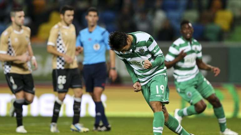 Foi o segundo jogo seguido de Tanaka a marcar e do Sporting a vencer graças ao japonês