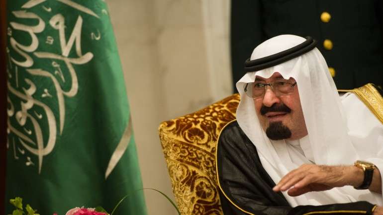 Abdullah bin Abdulaziz al Saud estava internado no hospital devido a uma pneumonia