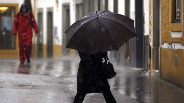 Chuva volta a partir de terça-feira