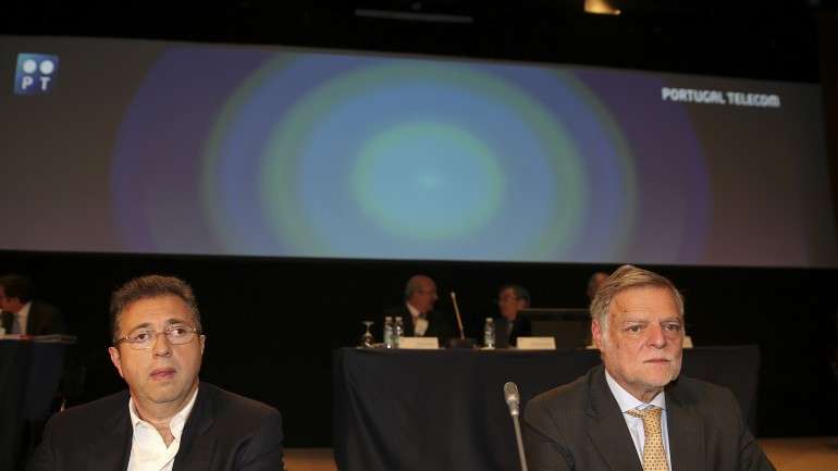 Rafael Mora, da Ongoing, e João Mello Franco, presidente da PT SGPS