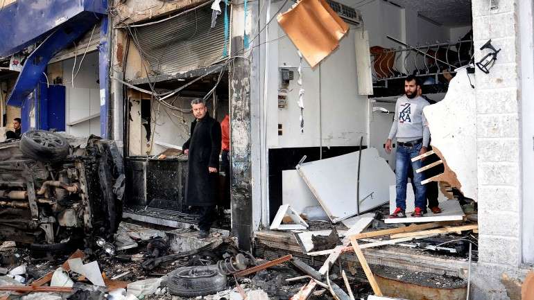 Os ataques aéreos na Síria resultaram, pelo menos, na morte de 20 pessoas