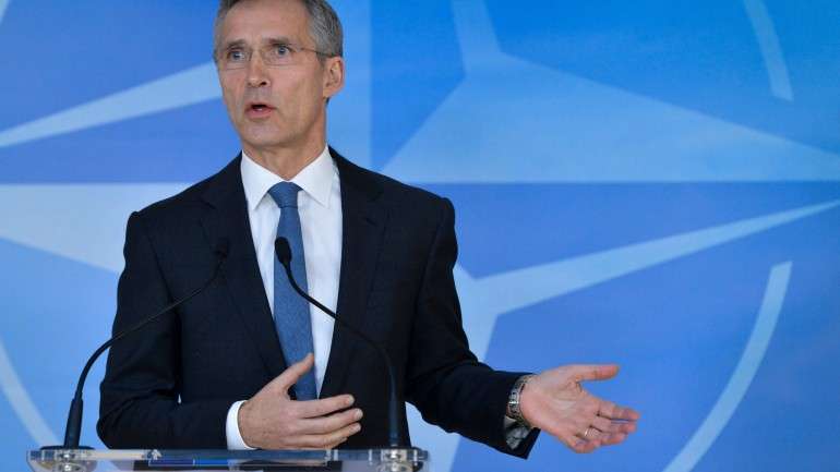 "Não há uma legião da NATO, as forças estrangeiras na Ucrânia são da Rússia", disse Jens Stoltenberg