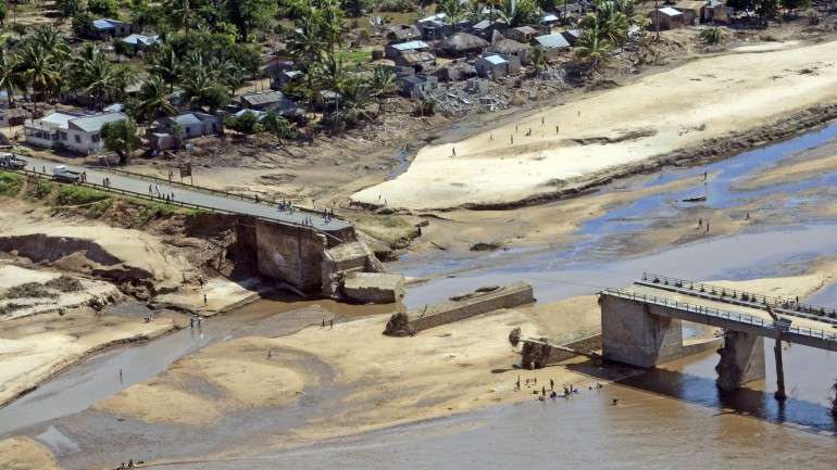 Chuvas e inundações destruíram casas, escolas, centros de saúde e a rede viária na província da Zambézia