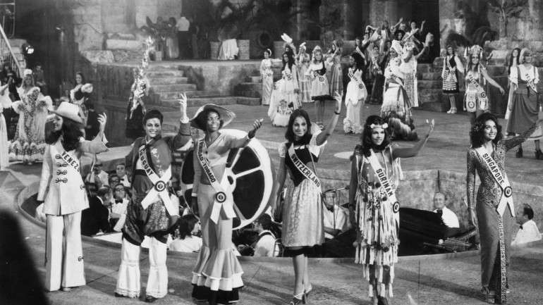 Fotografia do Concurso Miss Universo em Atenas (1973)