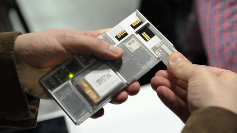 Protótipo do Projeto Ara, o smartphone modular da Google