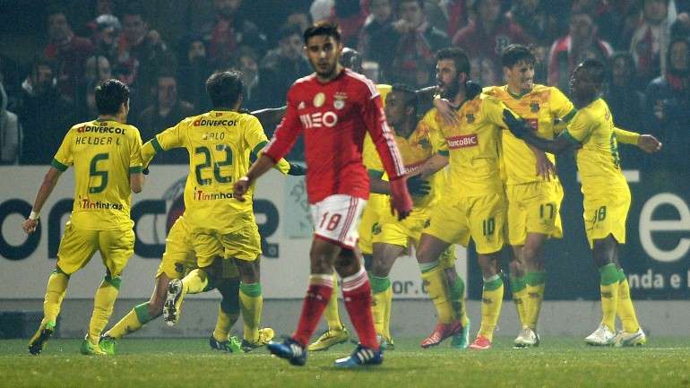 A derrota do Benfica em Paços de Ferreira também quebrou uma série de 81 jogos seguidos dos encarnados, na liga, a marcarem sempre pelo menos um golo