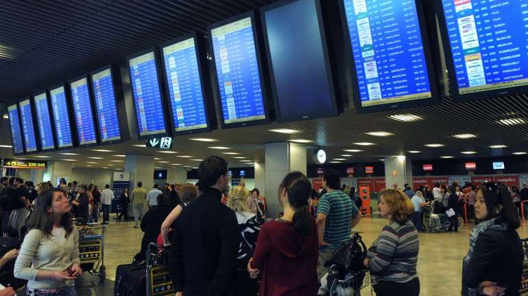 Aeroporto de Barajas, em Madrid