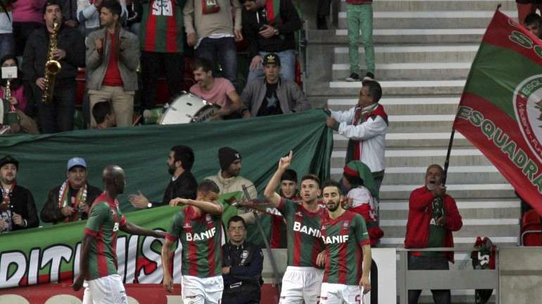O pé canhoto de Bruno Gallo rematou, de primeira e sem deixar a bola cair, para fazer aos 31' o único golo da partida. E foi golaço