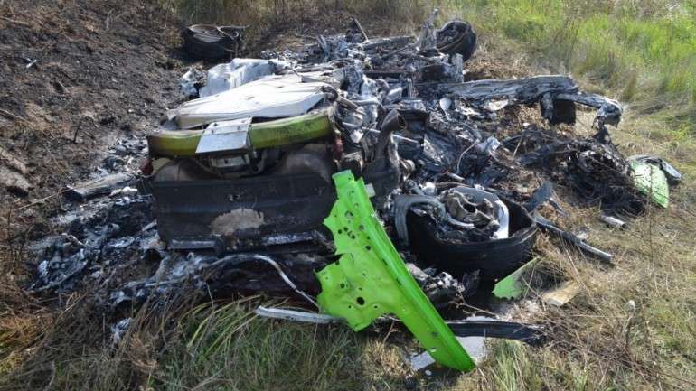 Foi assim que o automóvel ficou depois do acidente