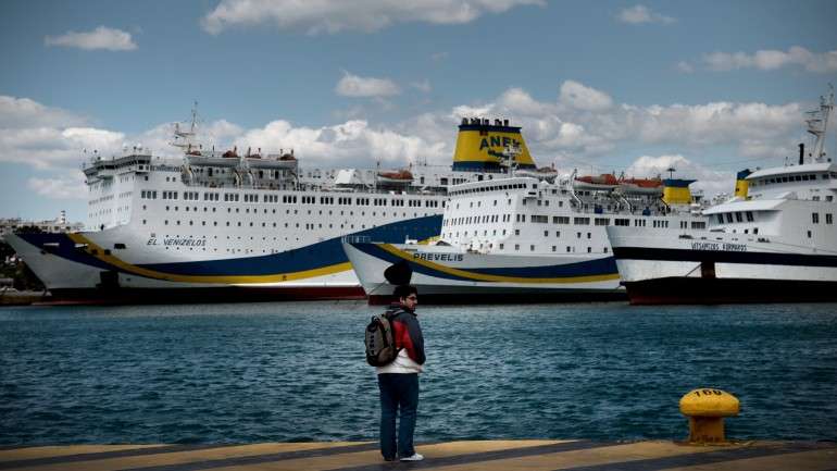 O Porto do Pireu é um dos maiores da Europa